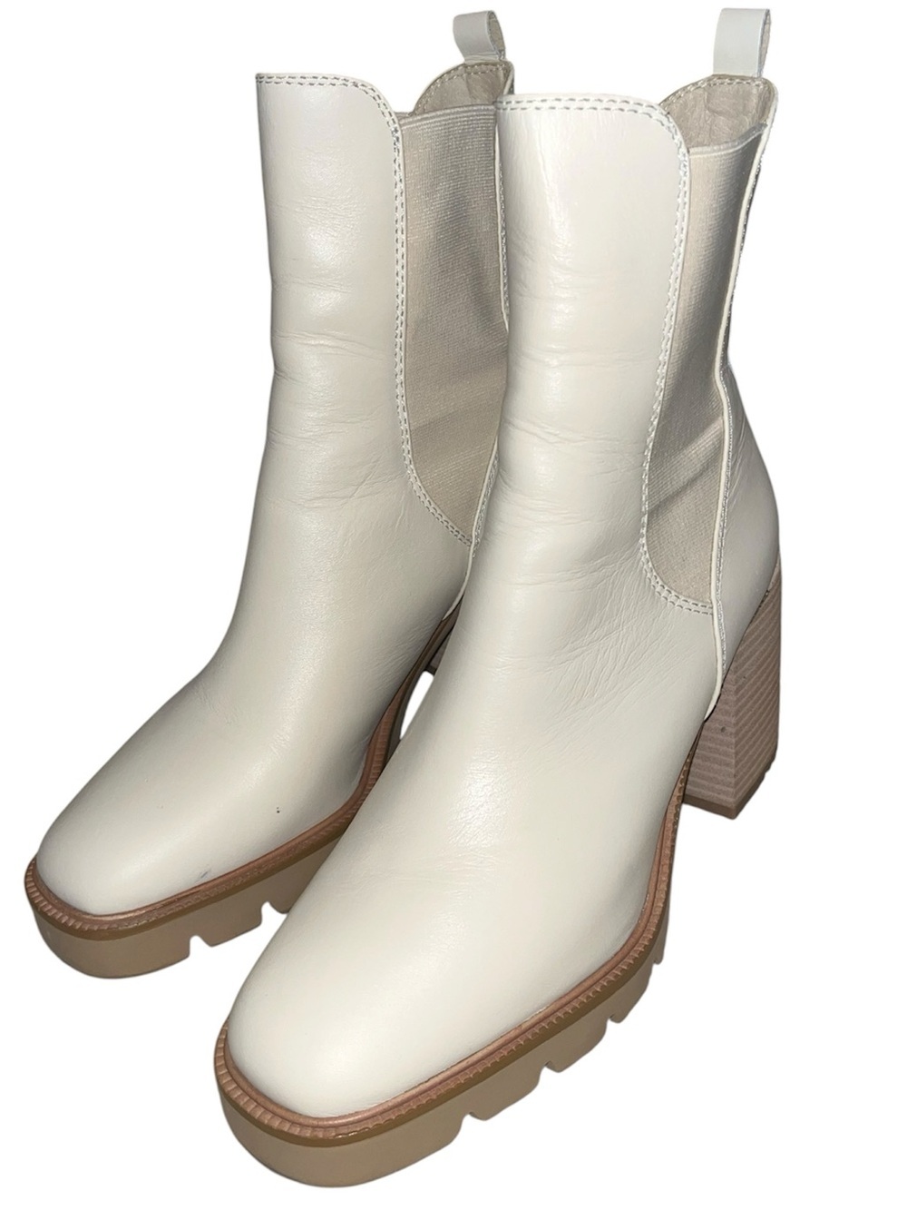 Sam Edelman Rollins Chelsea Boot Modern Ivory Size 8.5M - Picture 7 of 14